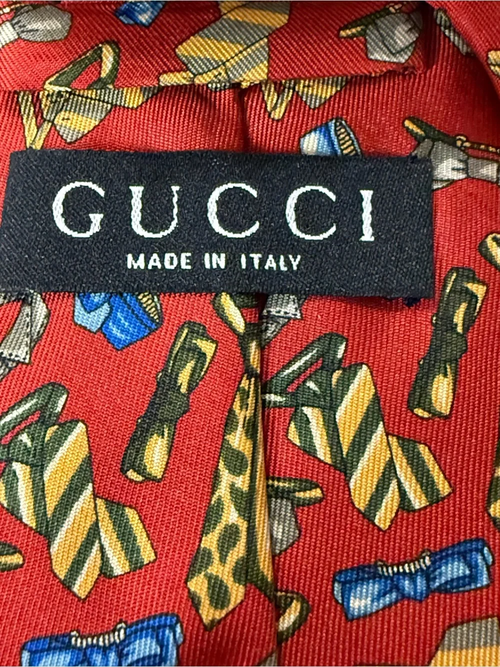 Men’s Gucci Italy 100% Silk Tie